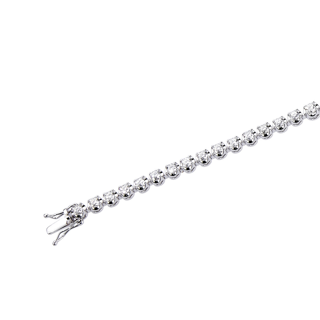 Brilliant Round Diamond Bracelet