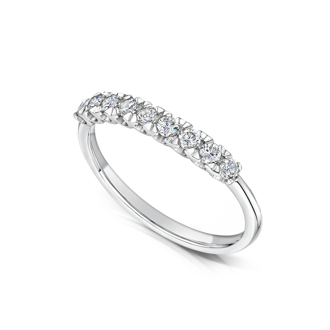 9 Stone Diamond Ring