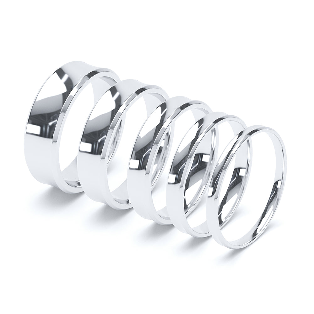 Concave Plain Wedding Ring