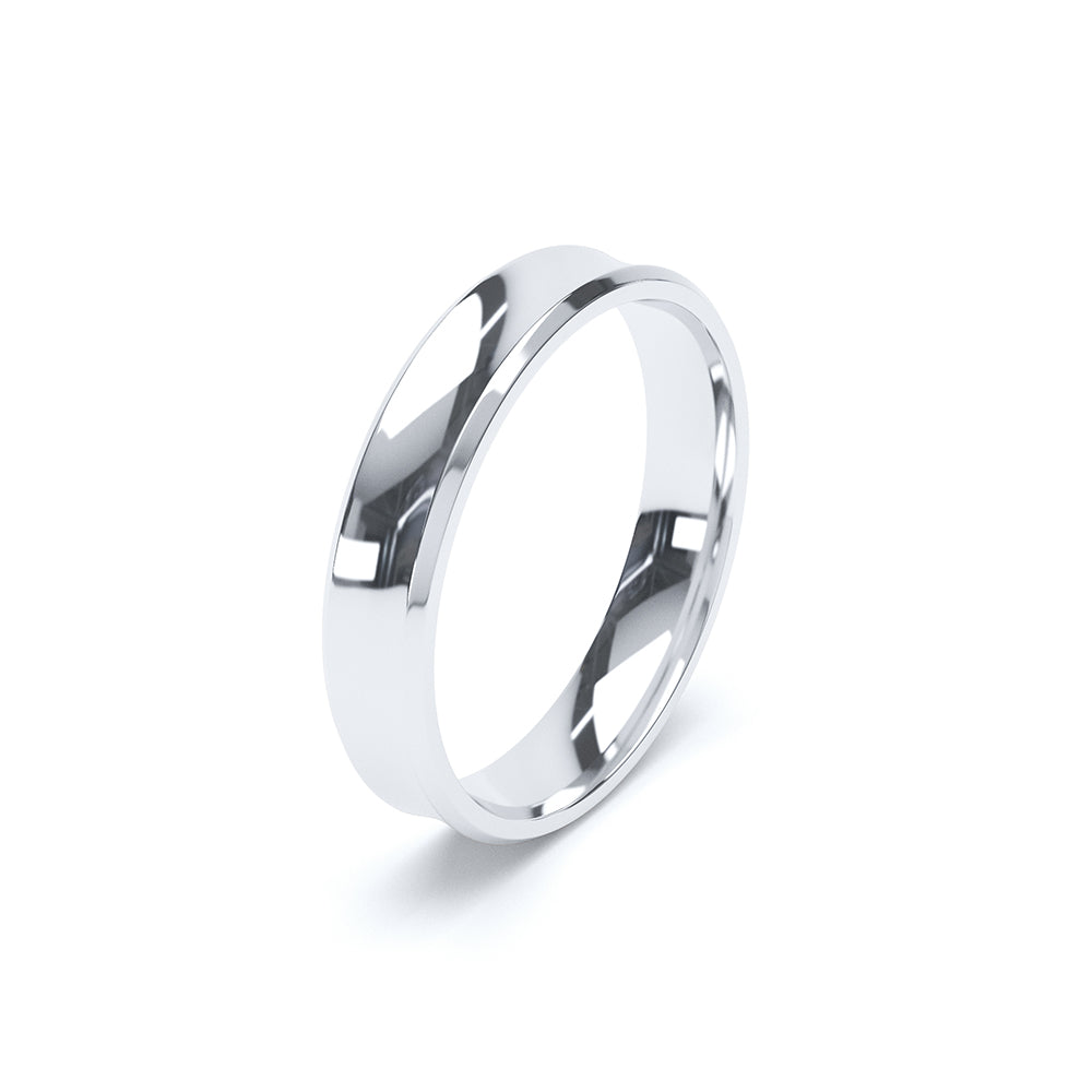 Concave Plain Wedding Ring