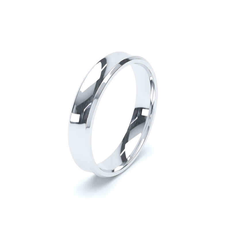 Concave Plain Wedding Ring