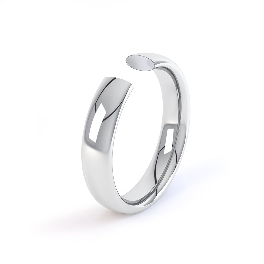 Full Court Plain Wedding Ring