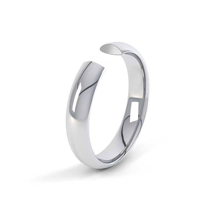 Paris Profile Plain Wedding Ring