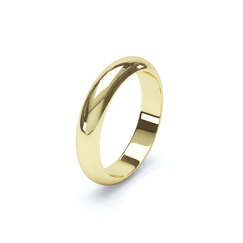 D Shape Plain Wedding Ring