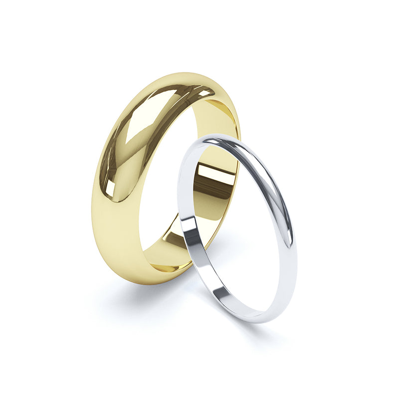 D Shape Plain Wedding Ring