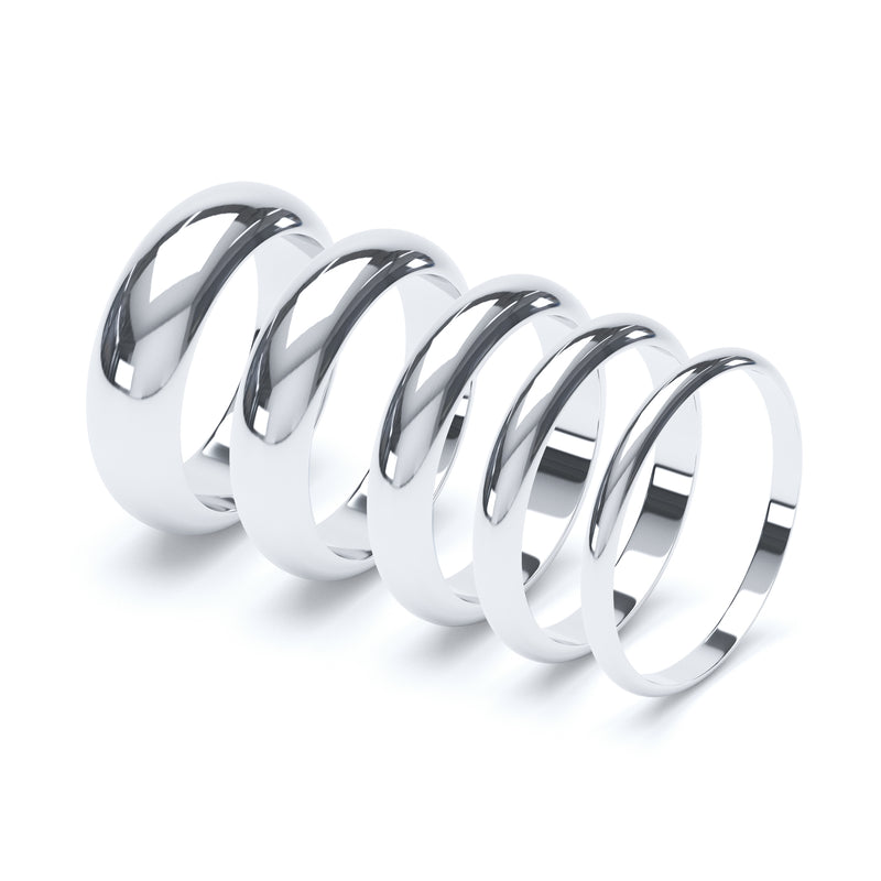 D Shape Plain Wedding Ring