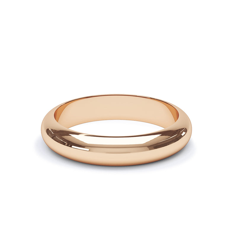D Shape Plain Wedding Ring