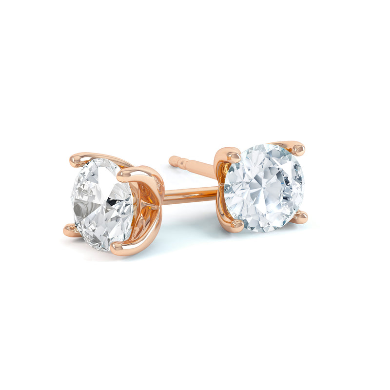 Brilliant Round Diamond Earrings