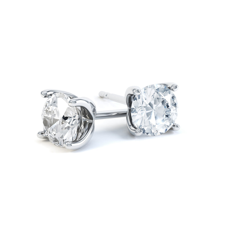 Brilliant Round Diamond Earrings