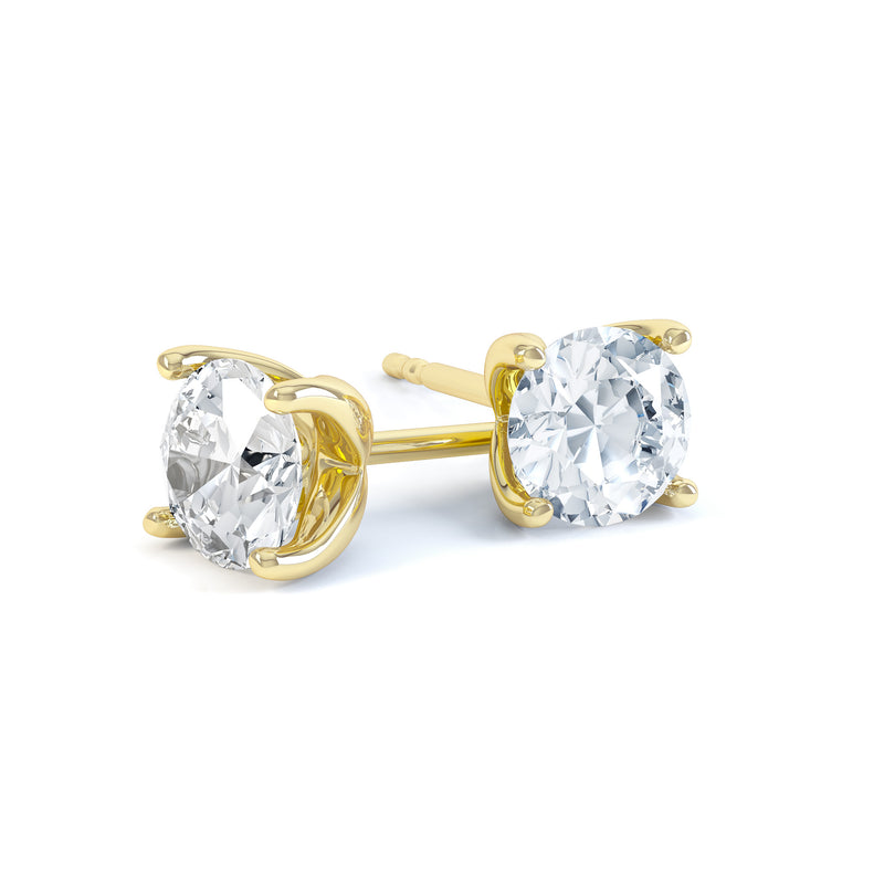 Brilliant Round Diamond Earrings