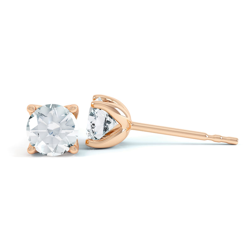 Brilliant Round Diamond Earrings