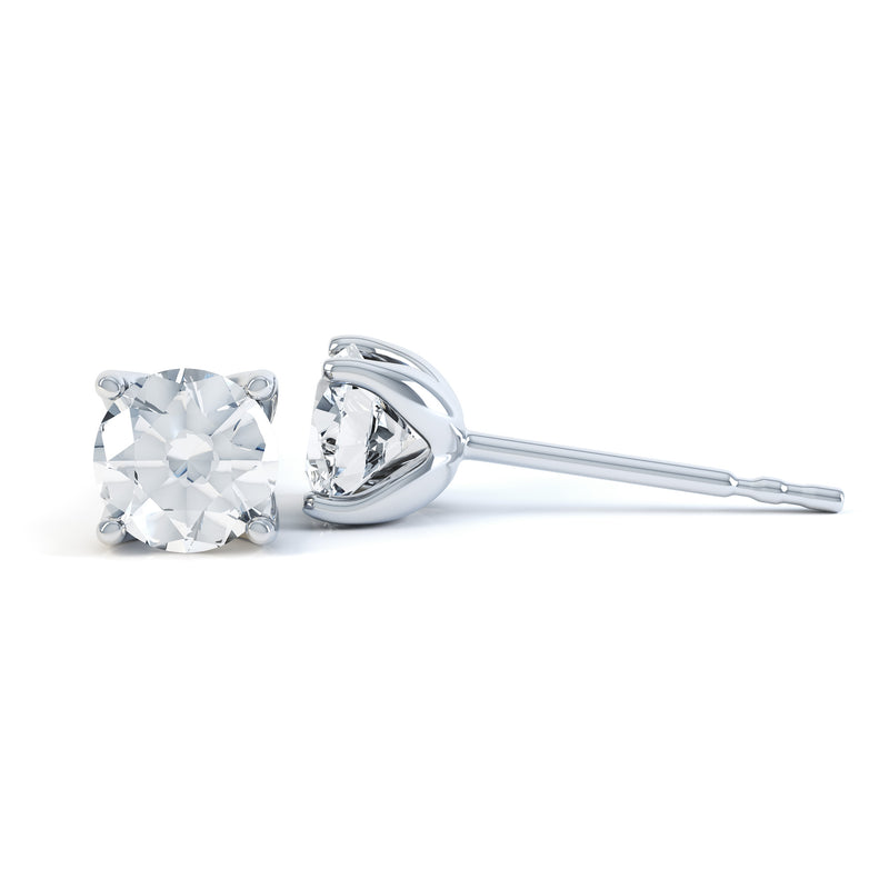 Brilliant Round Diamond Earrings