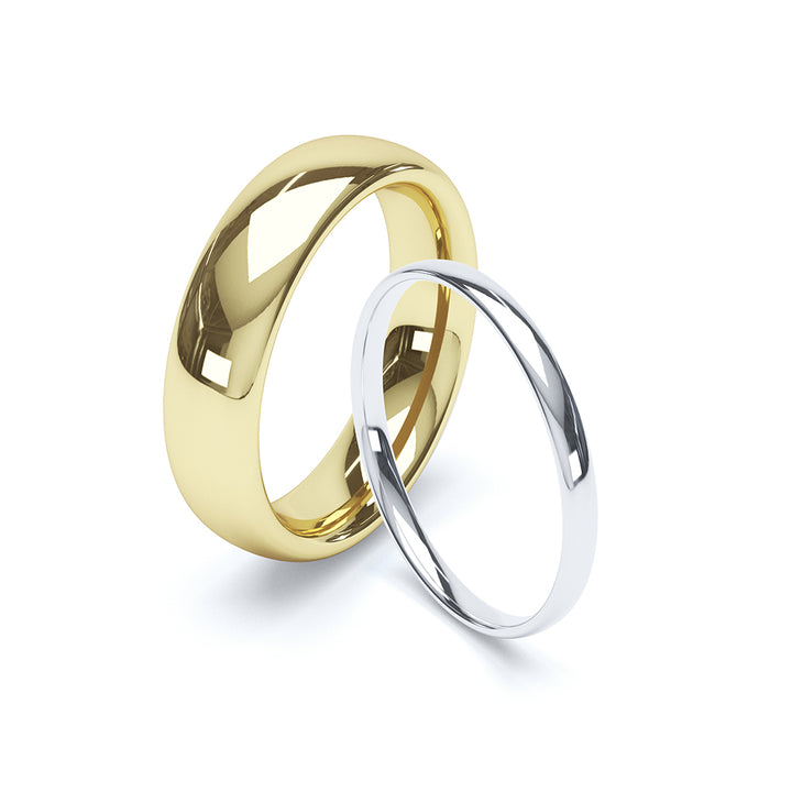 Full Court Plain Wedding Ring