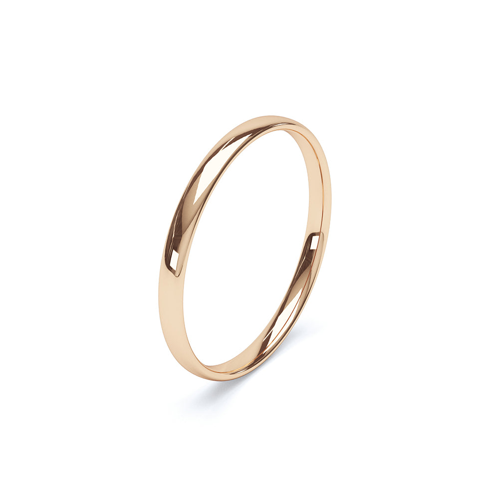 Full Court Plain Wedding Ring