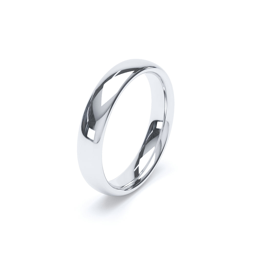 Full Court Plain Wedding Ring