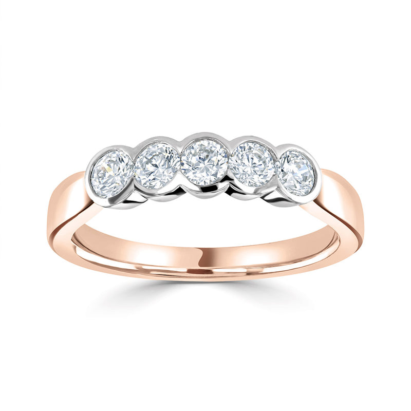 5 Stone Diamond Band