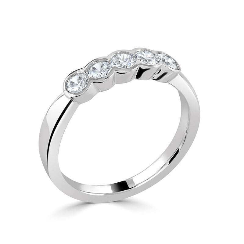 5 Stone Diamond Band