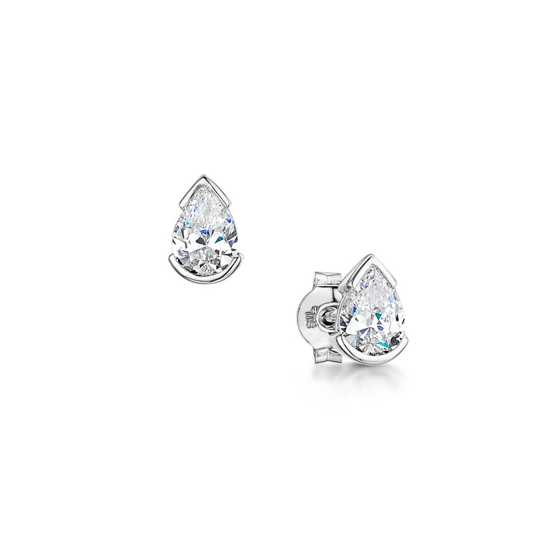 Pear Diamond Earrings