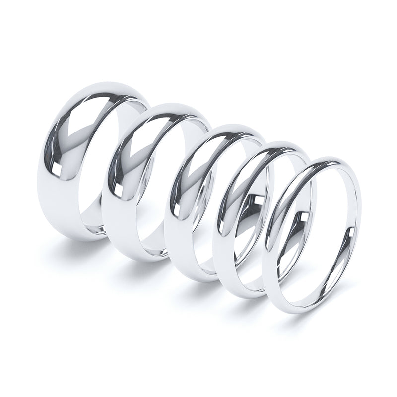 Paris Profile Plain Wedding Ring