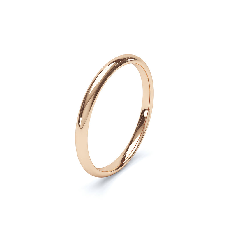 Paris Profile Plain Wedding Ring