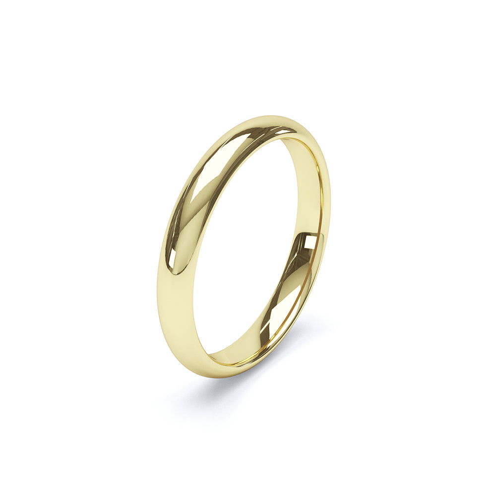 Paris Profile Plain Wedding Ring