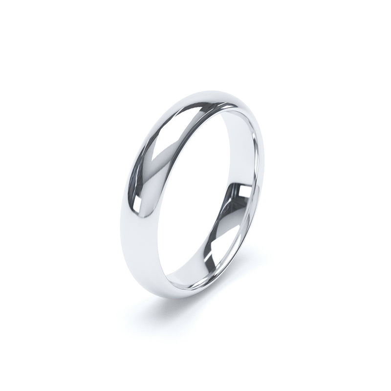 Paris Profile Plain Wedding Ring