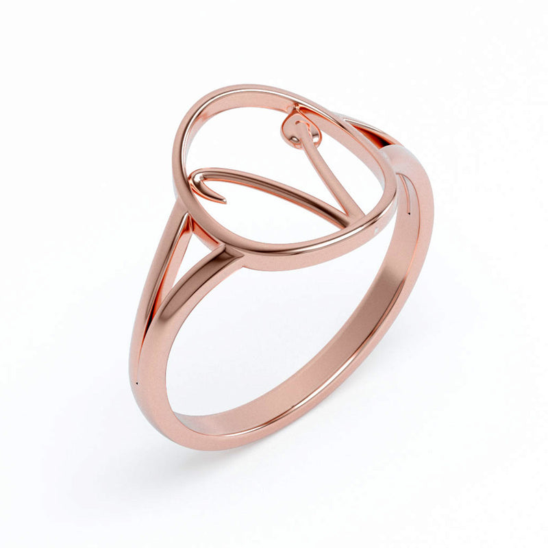 Vegan Symbol Ring